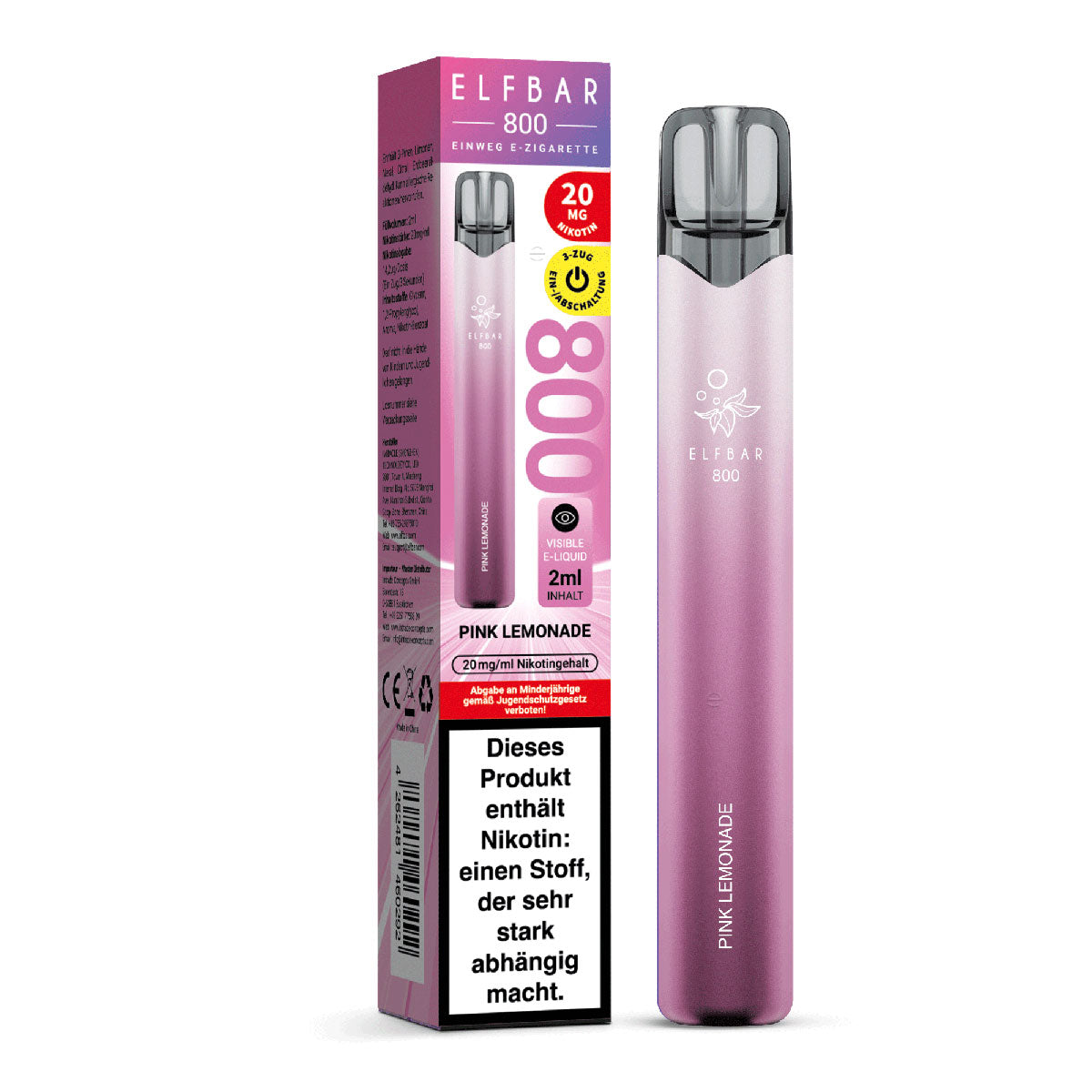 Pink Lemonade Elfbar 800
