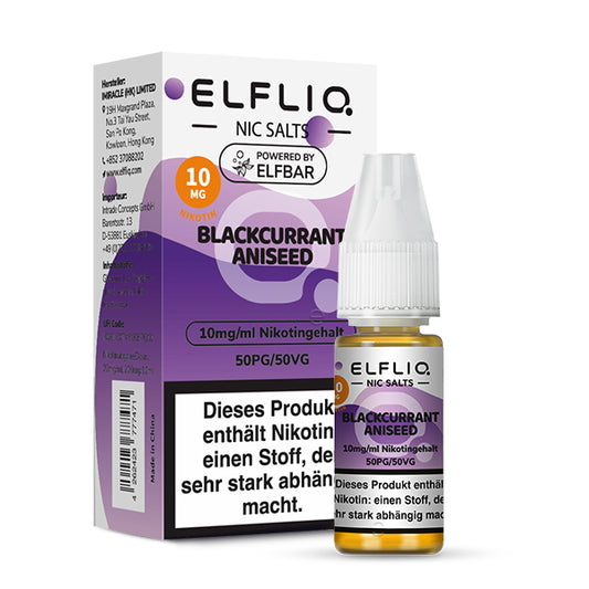 Blackcurrant Aniseed 10ml Pod Liquid