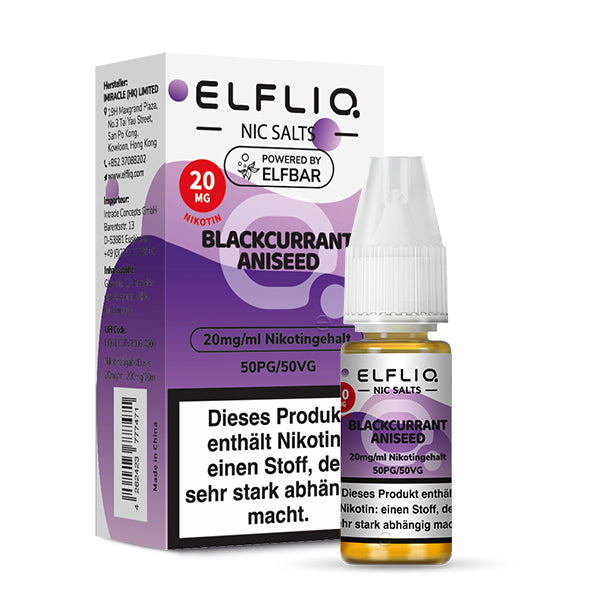 Blackcurrant Aniseed 10ml Pod Liquid