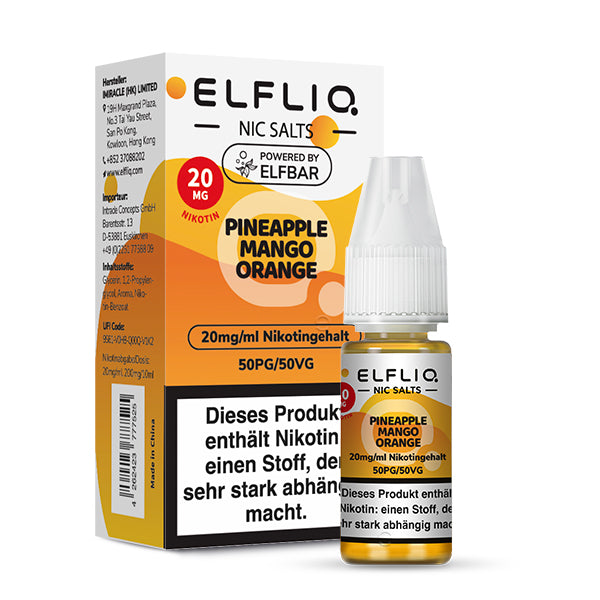 Pineapple Mango Orange 10ml Pod Liquid