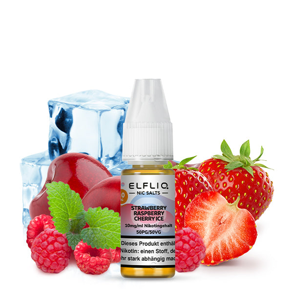 Strawberry Raspberry Cherry Ice 10ml Pod Liquid