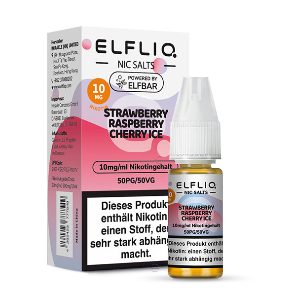 Strawberry Raspberry Cherry Ice 10ml Pod Liquid