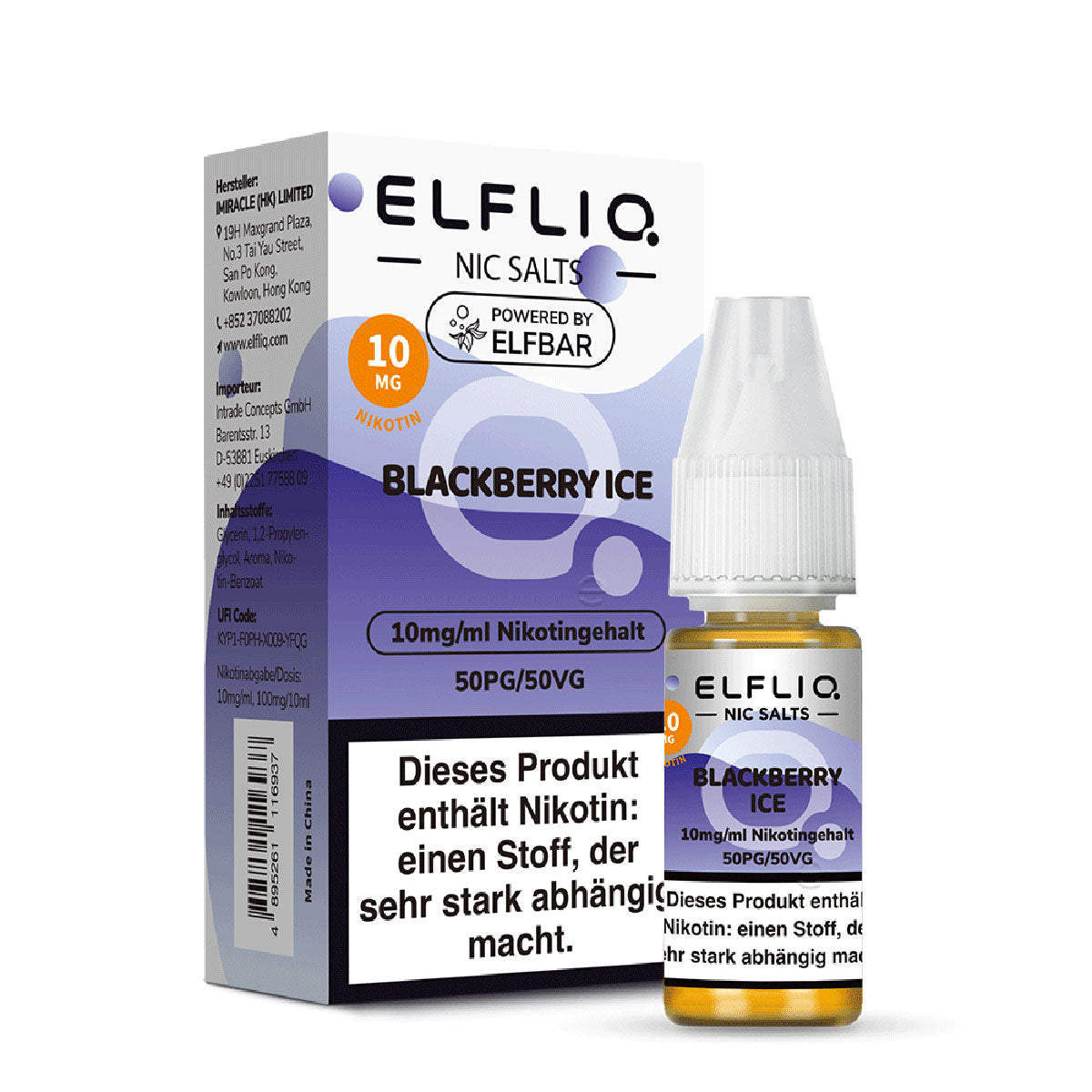 Blackberry Ice 10ml Pod Liquid